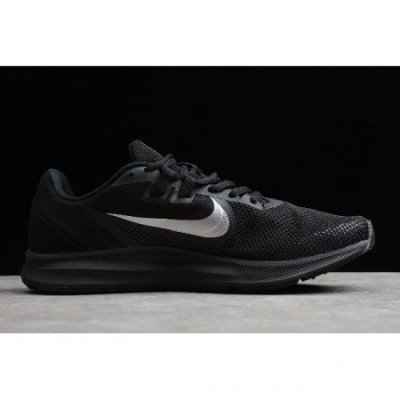 Nike Erkek Downshifter 9 Siyah / Gümüş Koşu Ayakkabısı Türkiye - 6PEP6FB6